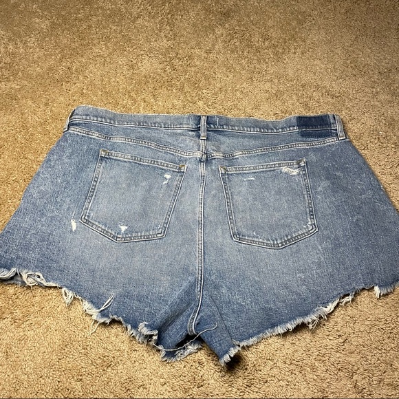Curve love 90s high rise cutoff cotton shorts A&F - Picture 3 of 5